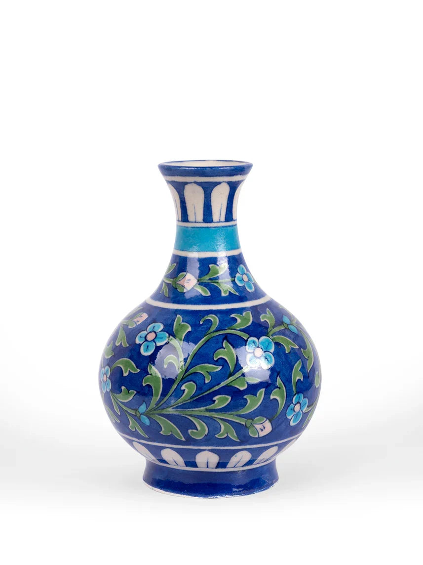 Blue Pottery Surahi Blue color