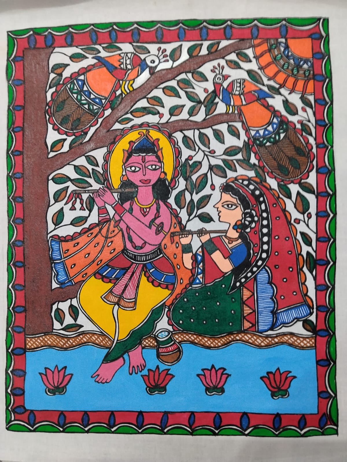 Radha+krishna painting -1