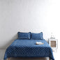 Flower Aesthetic Block Printed Bedsheet and Pillow Set