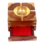 Ashtray With Cigarette Holder