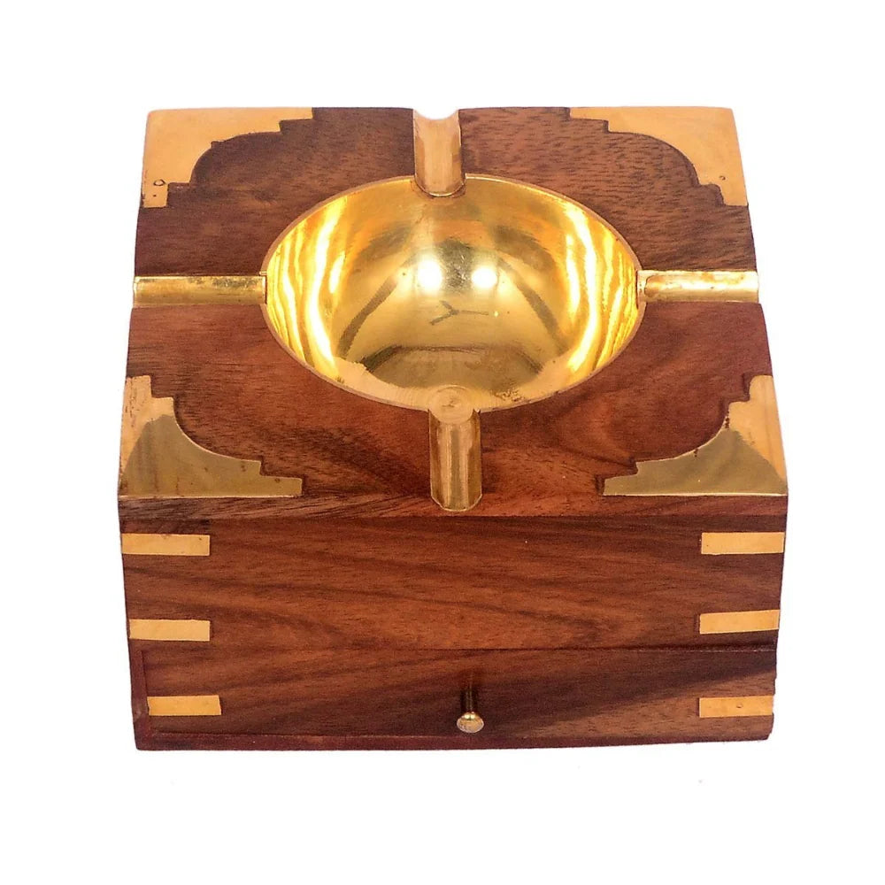 Ashtray With Cigarette Holder