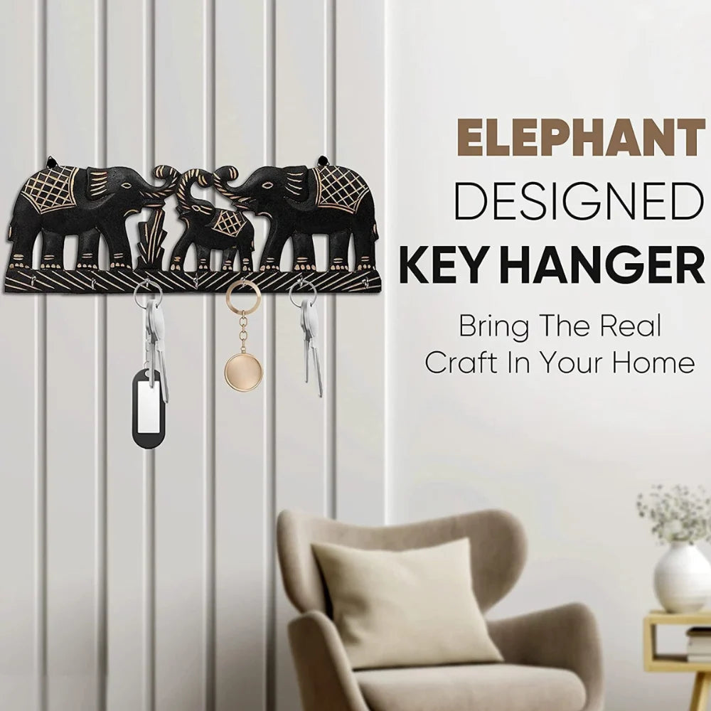 Elephant Design Key Hanger
