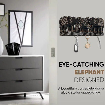 Elephant Design Key Hanger