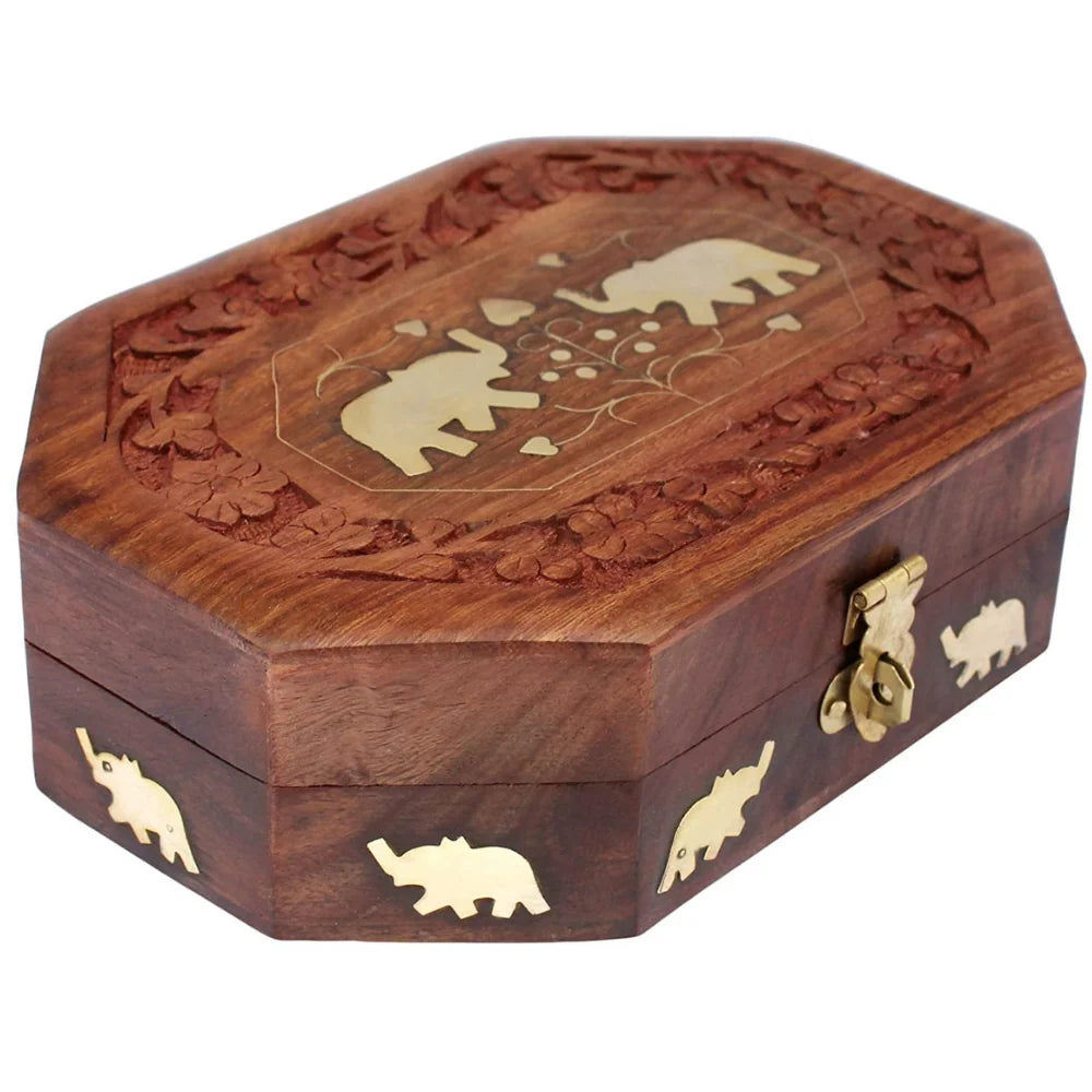 Handmade Wooden Jewellery Box for Women