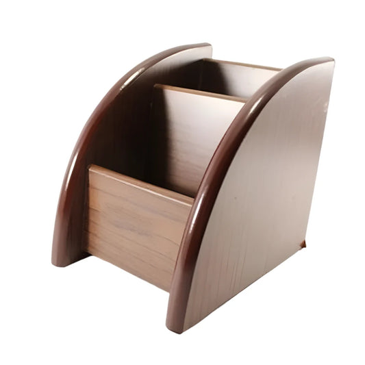 Wooden Pen And Mobile Stand