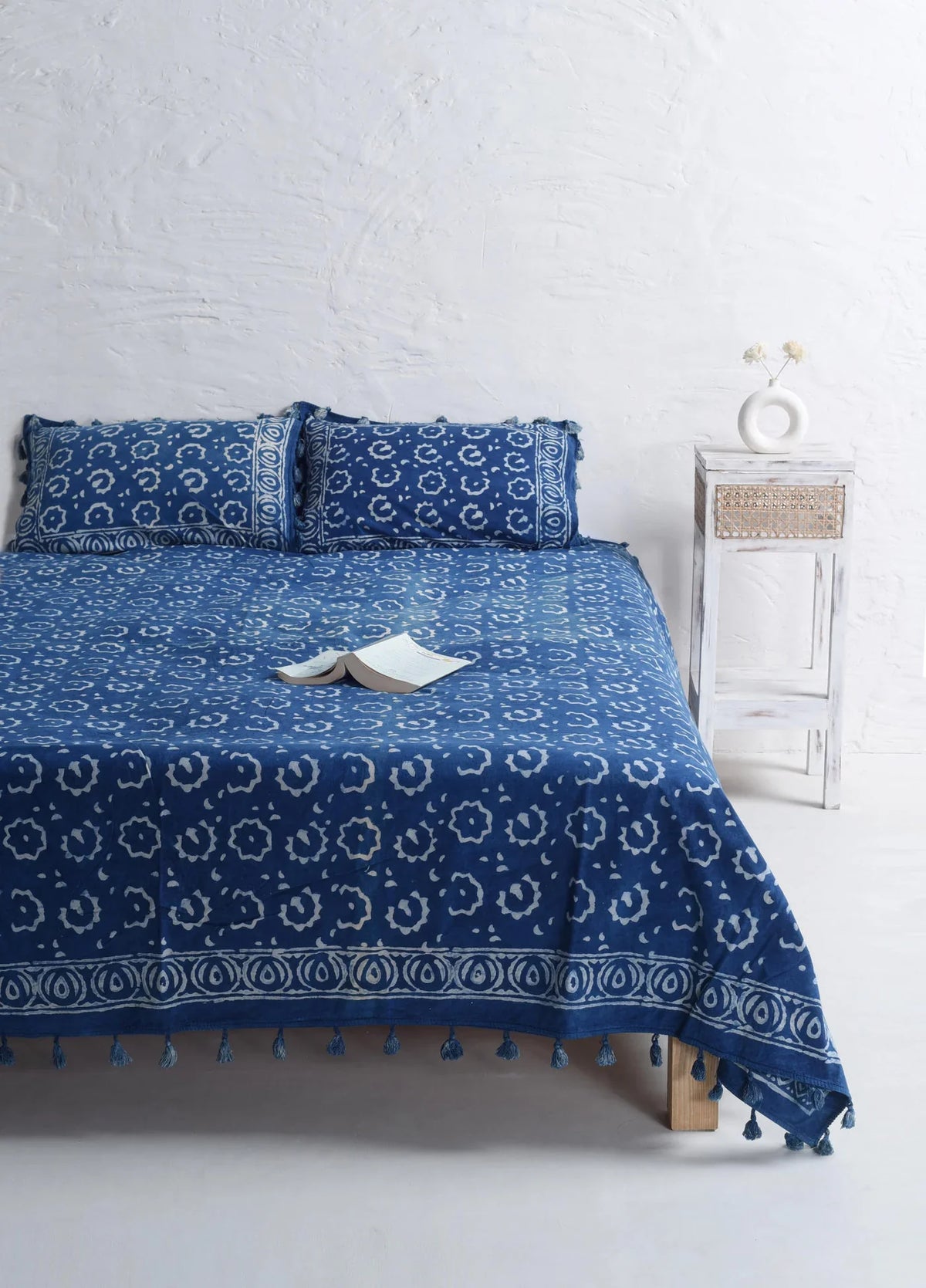 Premium Quality Block Printed Bedsheet and Pillow Set