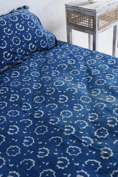 Premium Quality Block Printed Bedsheet and Pillow Set