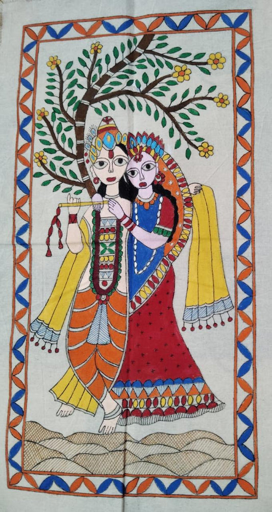 Radha+Krishna painting -2