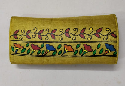 Golden color clutch-2