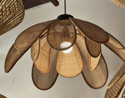 Handcrafted Cane Pendant Lamps