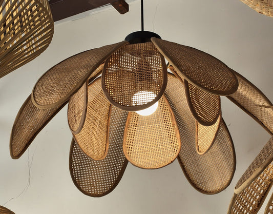 Handcrafted Cane Pendant Lamps