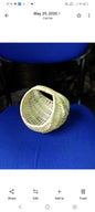 Handmade Natural Woven Basket with Handle