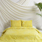 Yellow Tie Dye Bedsheets with Pillow Covers