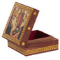 Gemstones embedded square box