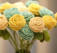 Crochet Button Roses