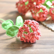 Crochet Hydrangea Flower