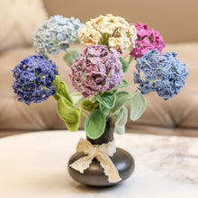 Crochet Hydrangea Flower