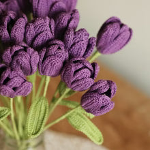 Handmade Crochet Tulip Stems