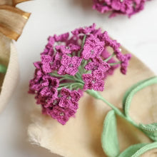 Crochet Hydrangea Flower