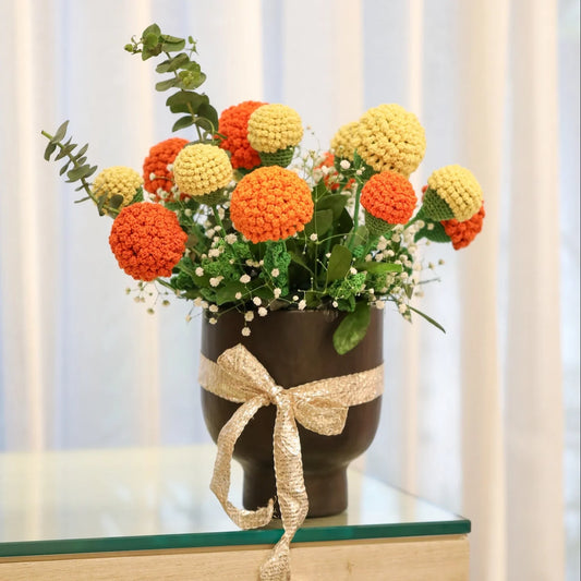 Marigold Crochet Flower