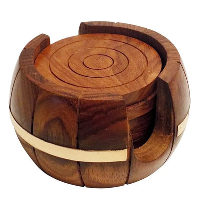 Wooden Tea Coasters