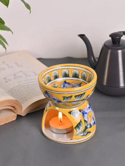 Handmade Aroma Oil Diffuser Yellow Color Small